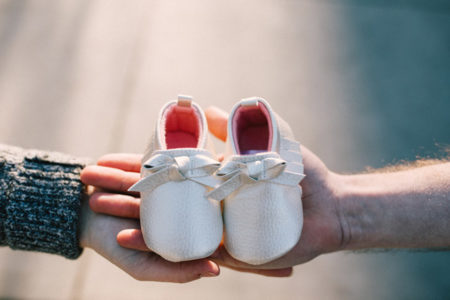 Baby shoes.